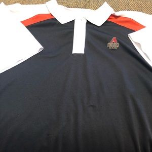 Arizona blue white and red polo shirt men’s